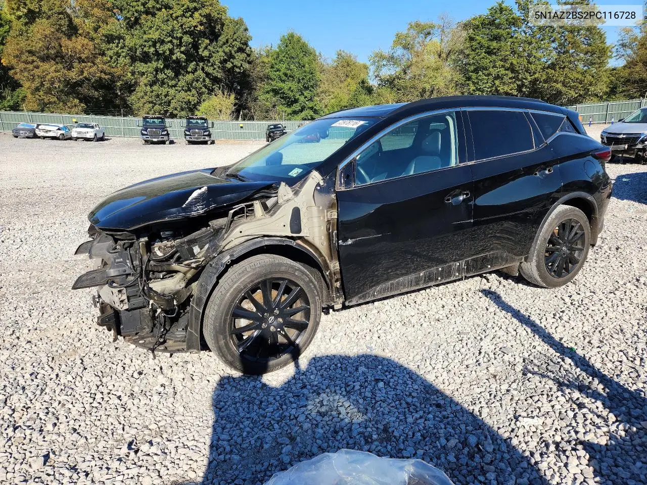 2023 Nissan Murano Sv VIN 5N1AZ2BS2PC116728 фото 1