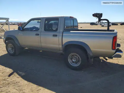 2000 Nissan Frontier Xe VIN 1N6ED27T9YC320253 фото 2
