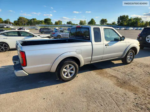 2003 Nissan Frontier Standard VIN 1N6DD26T83C424593 фото 3