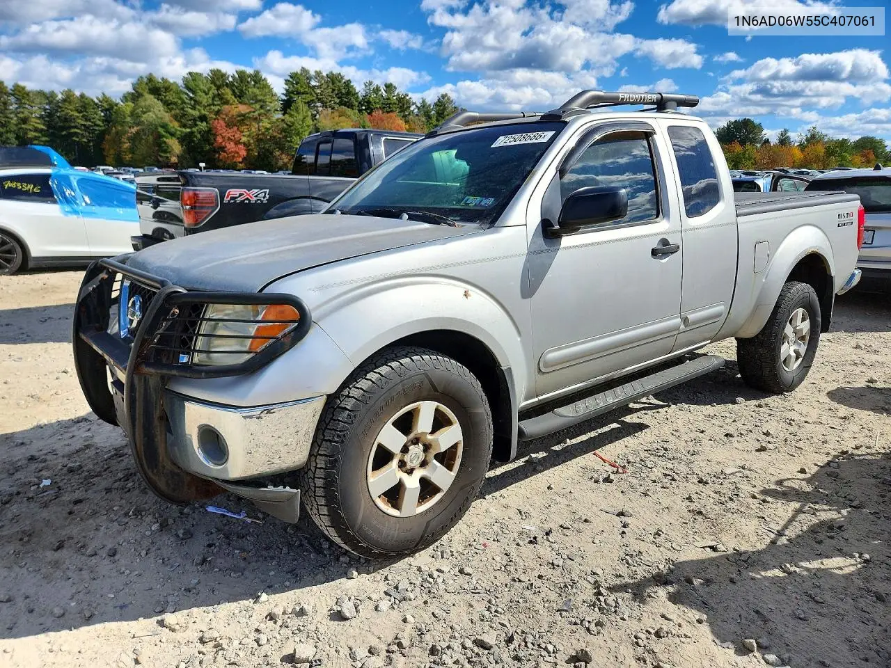 2005 Nissan Frontier Se VIN 1N6AD06W55C407061 фото 1