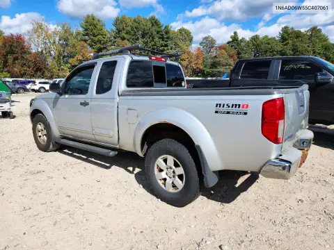 2005 Nissan Frontier Se VIN 1N6AD06W55C407061 фото 2