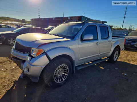 1N6AD07U57C438679 — 2007 Nissan Navara (Frontier), Передняя часть, фото до ремонта