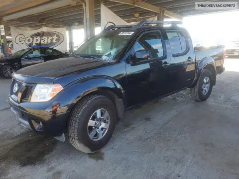 1N6AD0EV5AC429872 — 2010 Nissan Navara (Frontier), Передняя часть, фото до ремонта