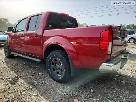 2011 Nissan Frontier S VIN 1N6AD0EV1BC407594 фото 2
