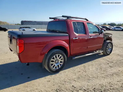 2012 Nissan Frontier S VIN 1N6AD0EV4CC402049 фото 3