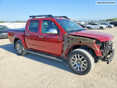 2012 Nissan Frontier S VIN 1N6AD0EV4CC402049 фото 4