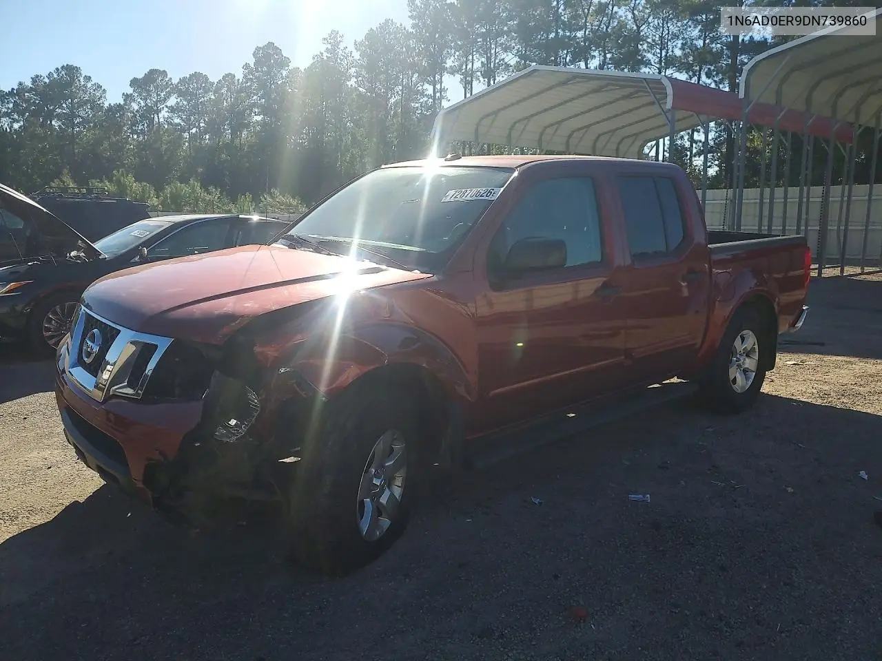2013 Nissan Frontier S VIN 1N6AD0ER9DN739860 фото 1