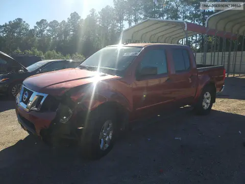 1N6AD0ER9DN739860 — 2013 Nissan Navara (Frontier), Передняя часть, фото до ремонта
