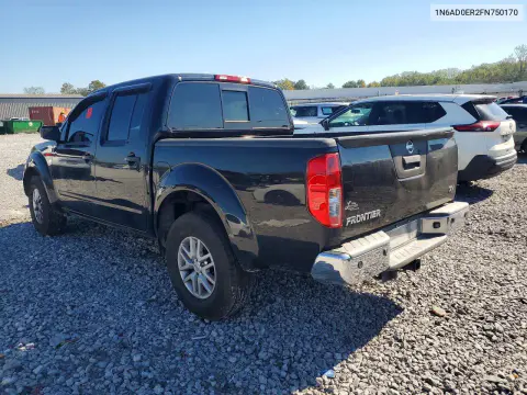 2015 Nissan Frontier S VIN 1N6AD0ER2FN750170 фото 2