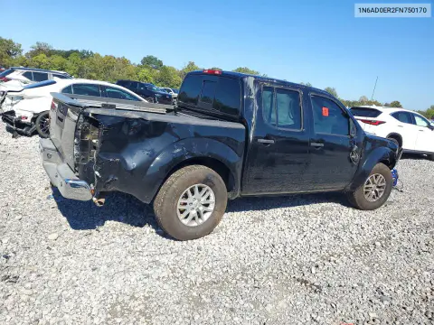 2015 Nissan Frontier S VIN 1N6AD0ER2FN750170 фото 3