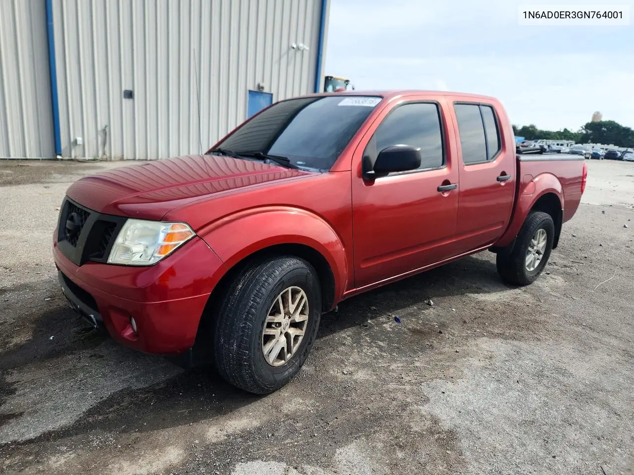 2016 Nissan Frontier Sv VIN 1N6AD0ER3GN764001 фото 1