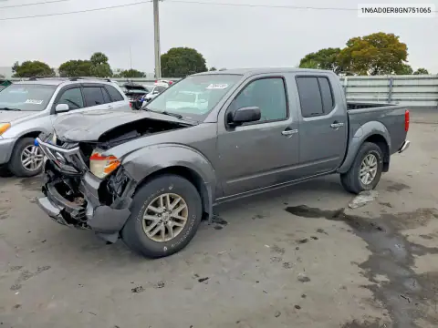 1N6AD0ER8GN751065 — 2016 Nissan Navara (Frontier), Передняя часть, фото до ремонта