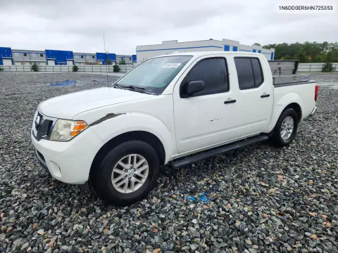 1N6DD0ER6HN725353 — 2017 Nissan Navara (Frontier), Естественный износ, фото до ремонта