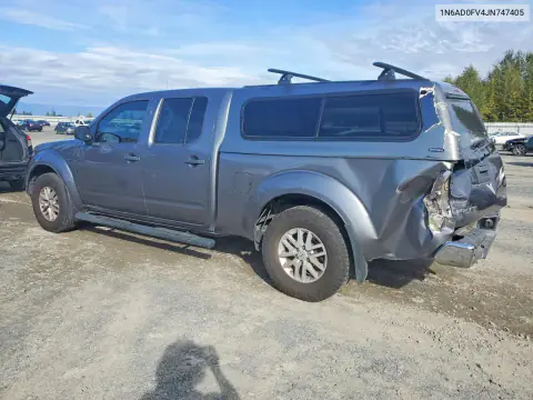 2018 Nissan Frontier Sv VIN 1N6AD0FV4JN747405 фото 2