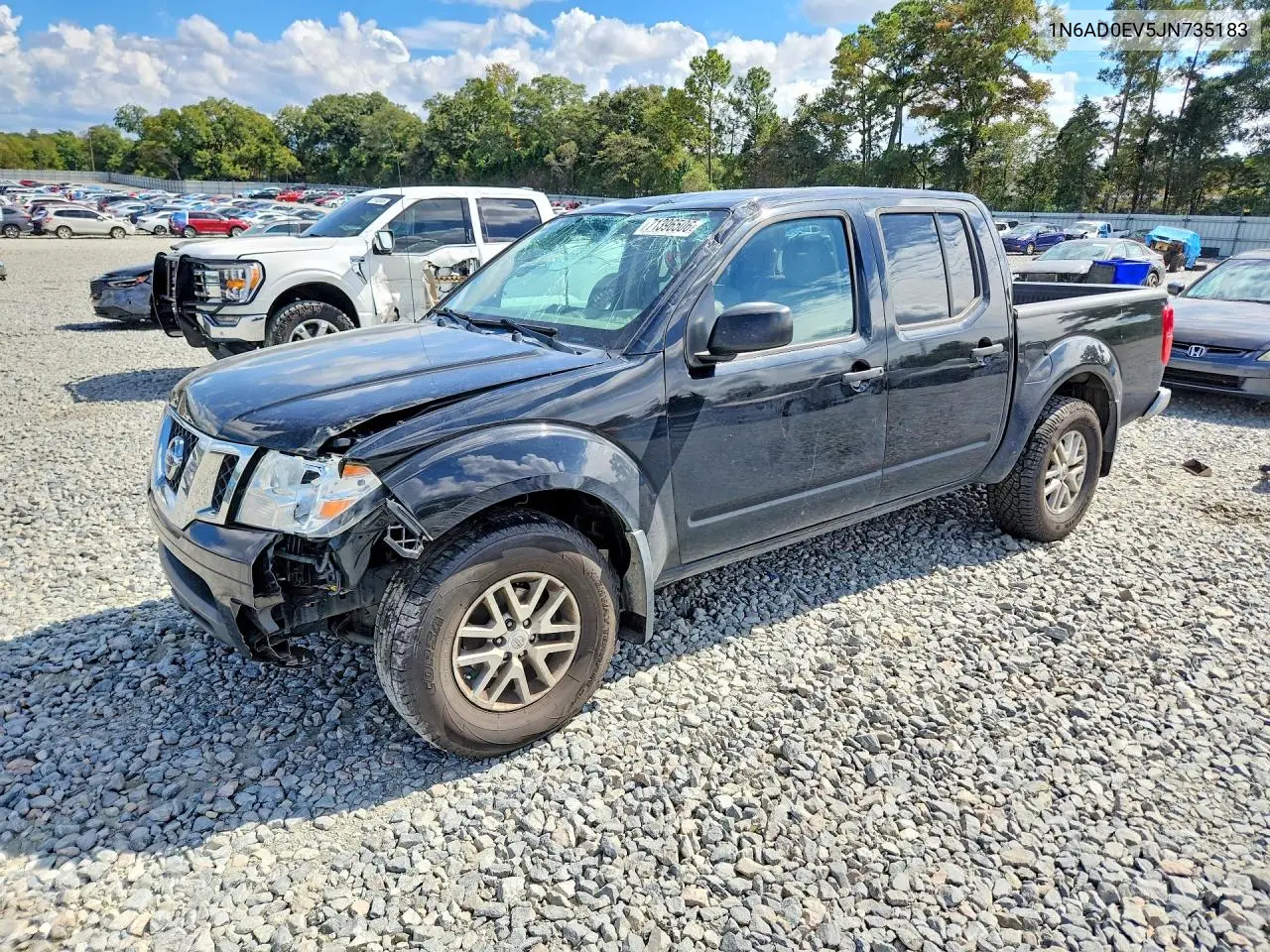 2018 Nissan Frontier Sv VIN 1N6AD0EV5JN735183 фото 1