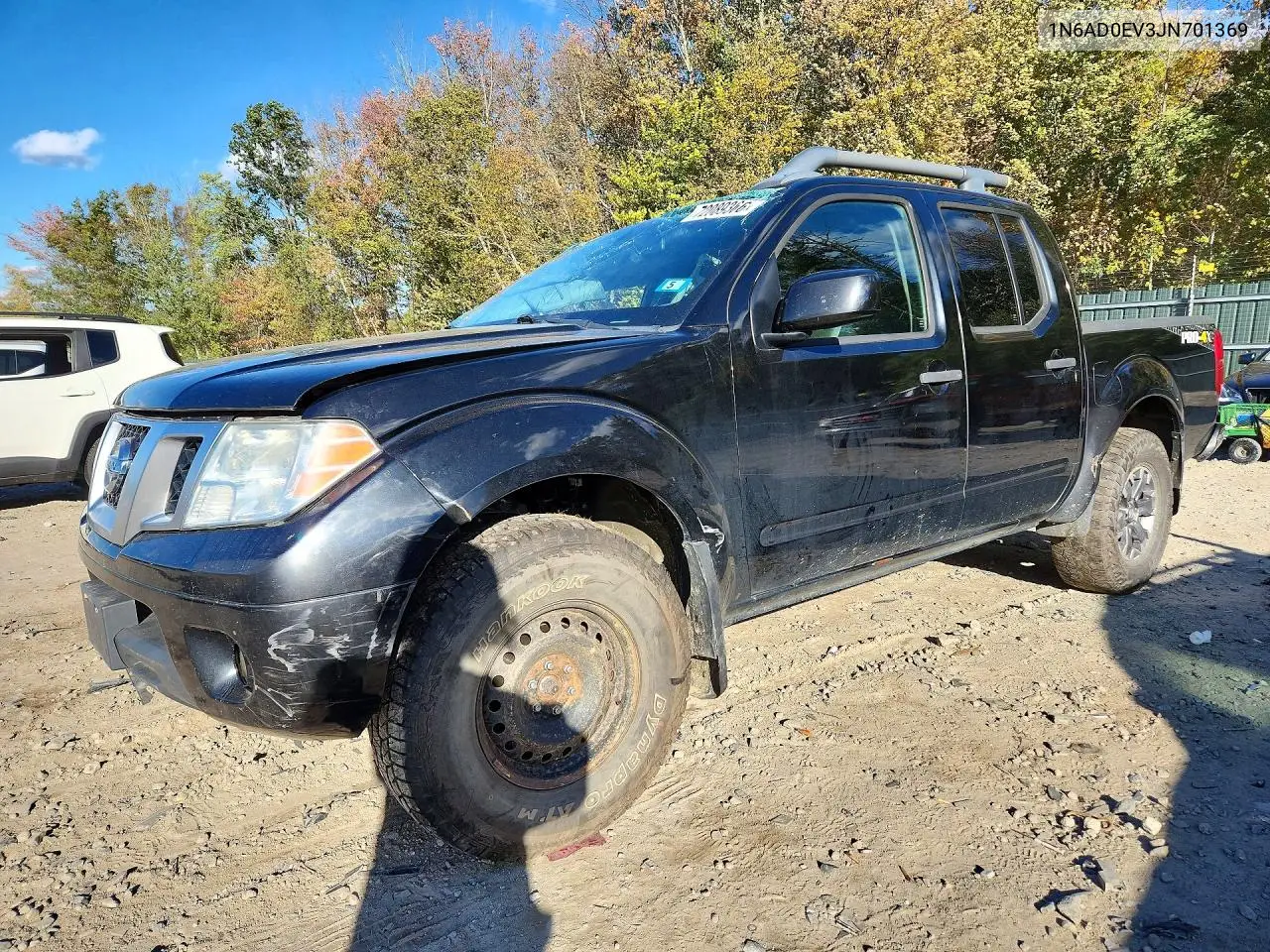 2018 Nissan Frontier Pro-4X VIN 1N6AD0EV3JN701369 фото 1