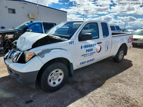 1N6BD0CT2JN722638 — 2018 Nissan Navara (Frontier), Передняя часть, фото до ремонта