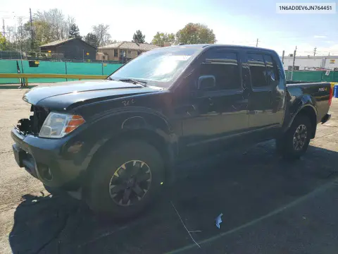 1N6AD0EV6JN764451 — 2018 Nissan Navara (Frontier), Передняя часть, фото до ремонта