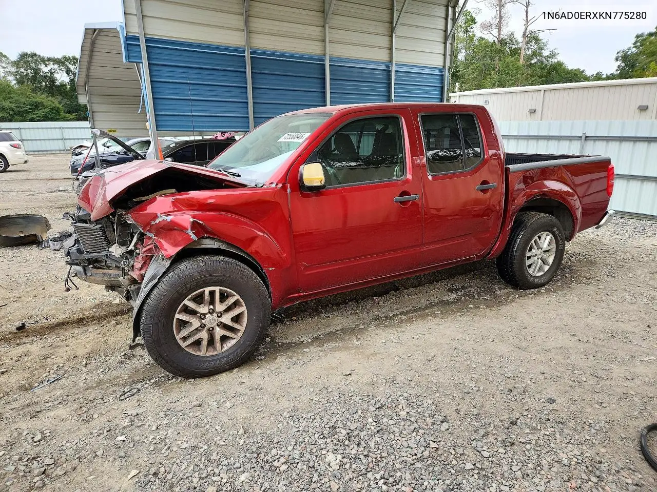 2019 Nissan Frontier Sv VIN 1N6AD0ERXKN775280 фото 1