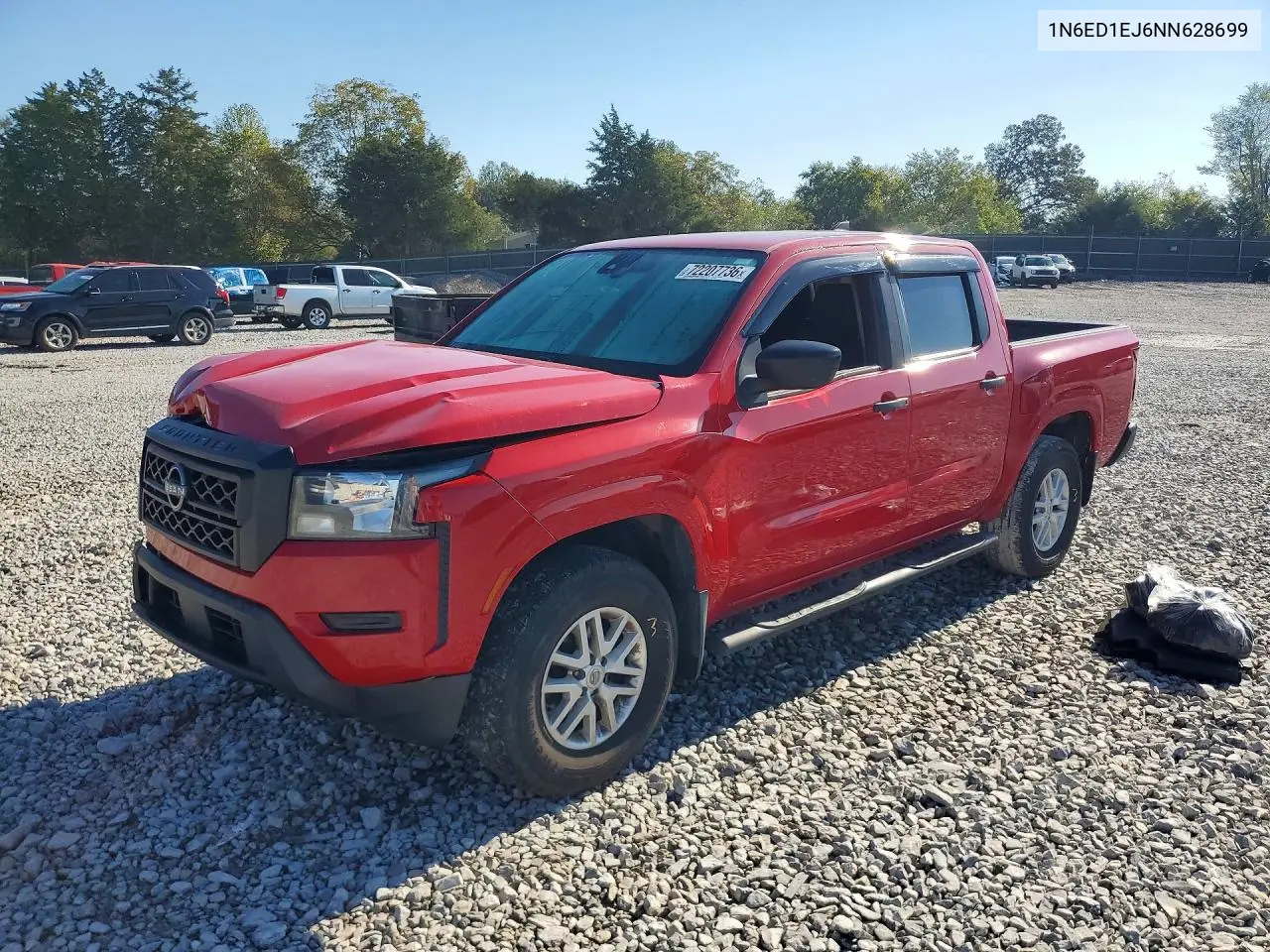 2022 Nissan Frontier S VIN 1N6ED1EJ6NN628699 фото 1