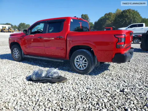 2022 Nissan Frontier S VIN 1N6ED1EJ6NN628699 фото 2