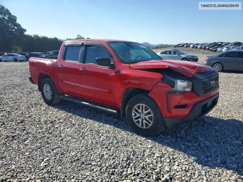 2022 Nissan Frontier S VIN 1N6ED1EJ6NN628699 фото 4