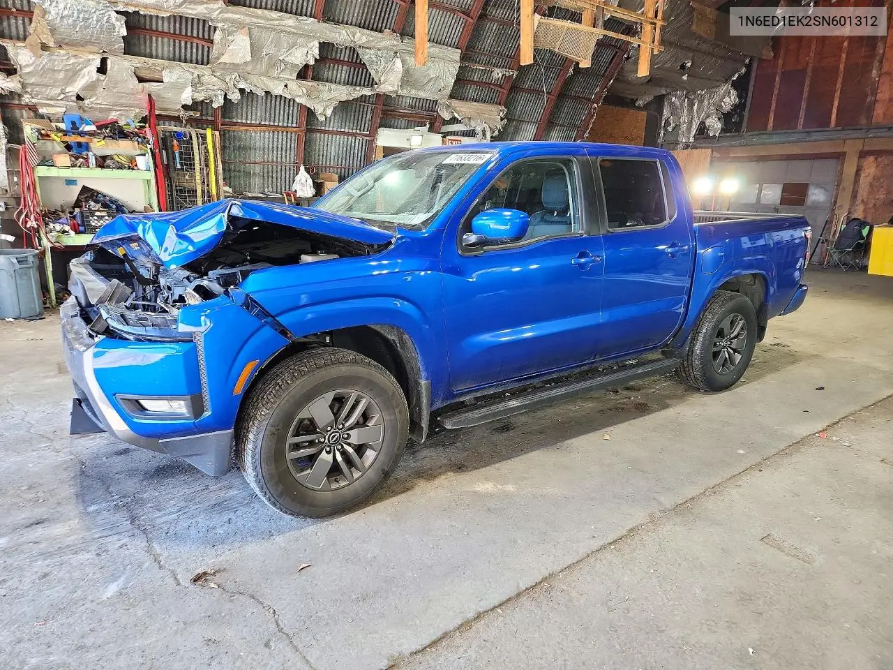 2025 Nissan Frontier Sv VIN 1N6ED1EK2SN601312 фото 1