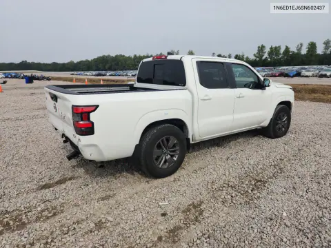 2025 Nissan Frontier Sv VIN 1N6ED1EJ6SN602437 фото 3