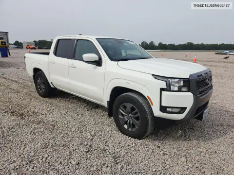 2025 Nissan Frontier Sv VIN 1N6ED1EJ6SN602437 фото 4