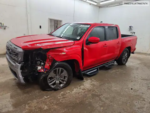 1N6ED1EJXTN607674 — 2026 Nissan Navara (Frontier), Передняя часть, фото до ремонта
