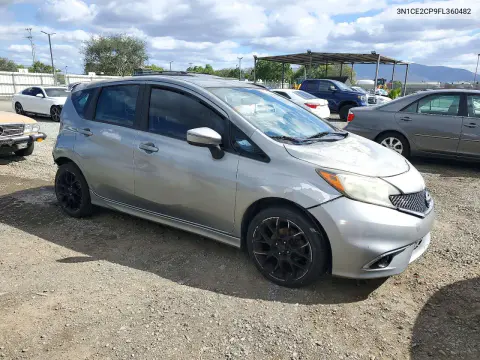 2015 Nissan Versa Note Sr VIN 3N1CE2CP9FL360482 фото 4