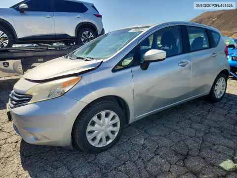 3N1CE2CP2FL421526 — 2015 Nissan Note, Мелкие вмятины и царапины, фото до ремонта