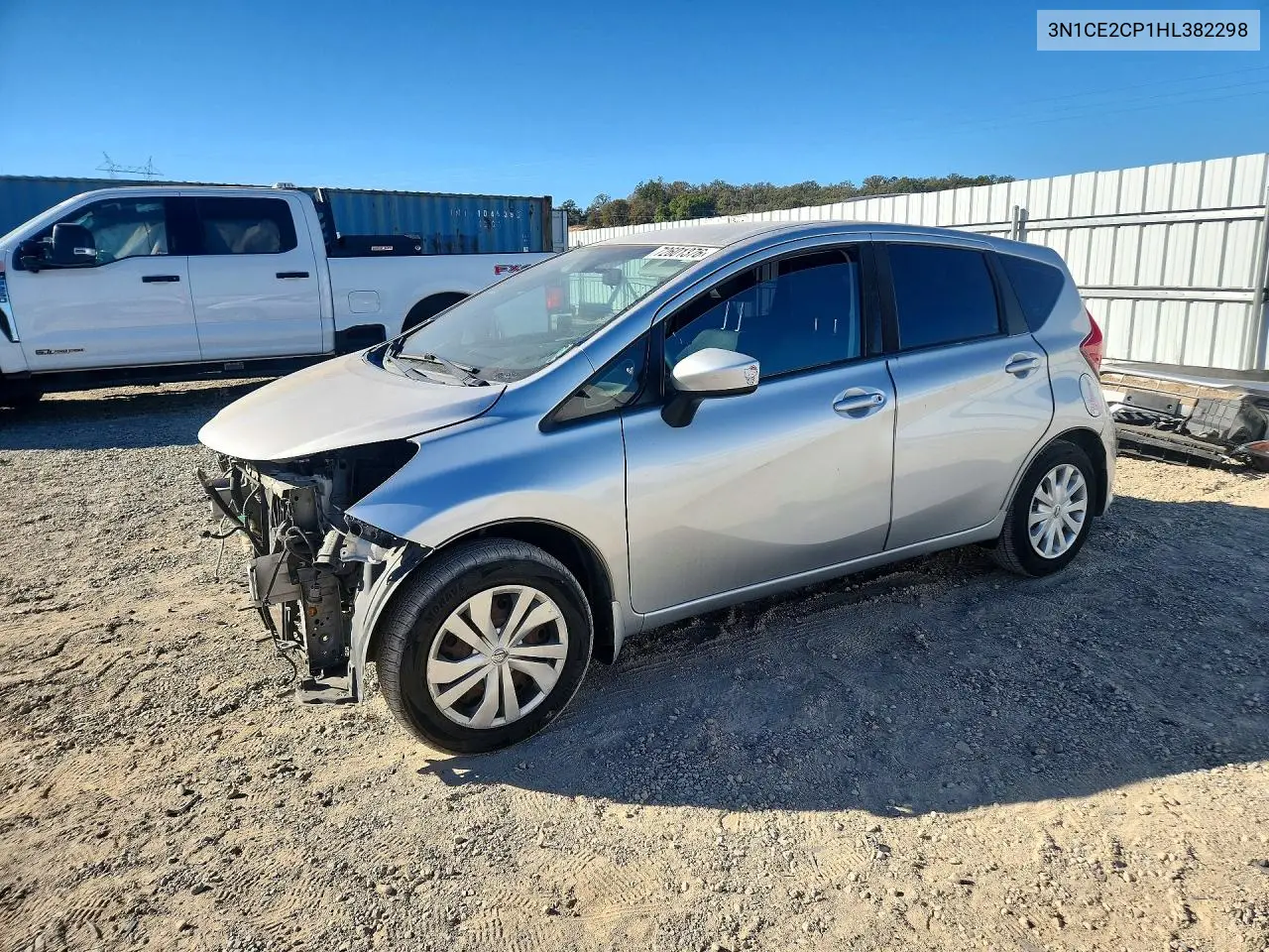 3N1CE2CP1HL382298 Nissan Note 2017 — повреждение Передняя часть, фото до ремонта