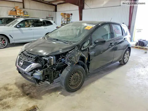 3N1CE2CP2JL356895 — 2018 Nissan Note, Передняя часть, фото до ремонта