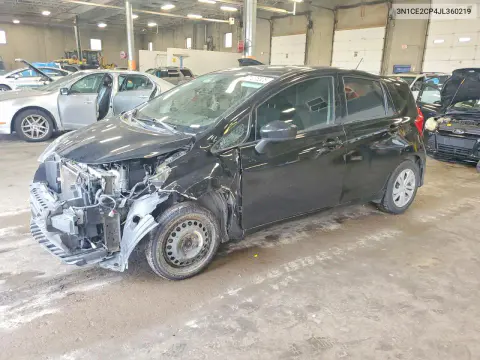 3N1CE2CP4JL360219 — 2018 Nissan Note, Передняя часть, фото до ремонта