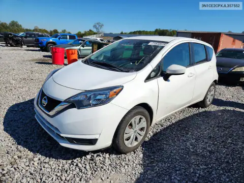 3N1CE2CPXJL357552 — 2018 Nissan Note, Задняя часть, фото до ремонта
