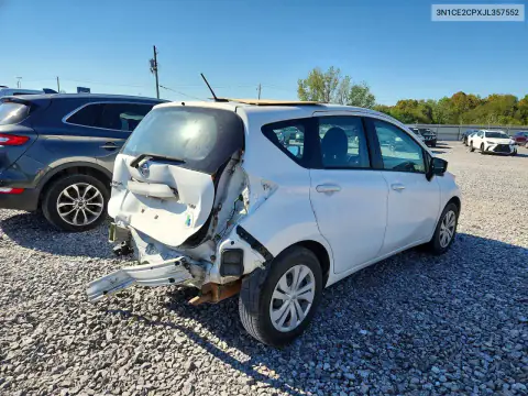 3N1CE2CPXJL357552 — 2018 Nissan Note, фото 3 с аукциона Copart, Задняя часть
