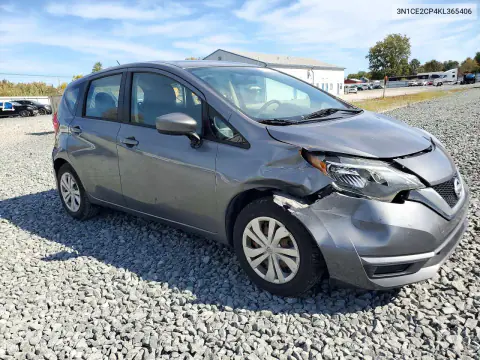 2019 Nissan Versa Note Sv VIN 3N1CE2CP4KL365406 фото 4