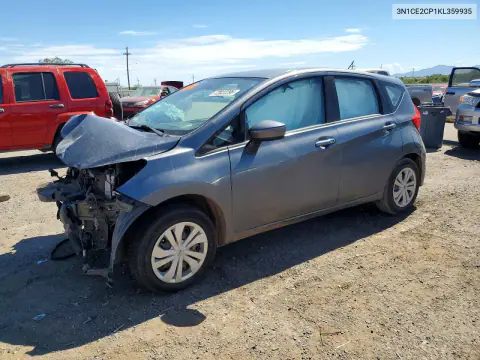 3N1CE2CP1KL359935 — 2019 Nissan Note, Передняя часть, фото до ремонта