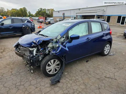 3N1CE2CP6KL354147 — 2019 Nissan Note, Передняя часть, фото до ремонта