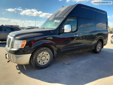 1N6AF0LY4EN108715 — 2014 Nissan NV, Задняя часть, фото до ремонта