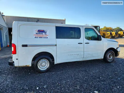 2016 Nissan Nv 1500 S VIN 1N6BF0KM2GN803619 фото 3