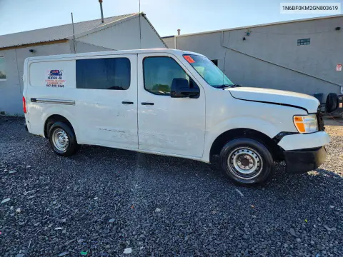 2016 Nissan Nv 1500 S VIN 1N6BF0KM2GN803619 фото 4