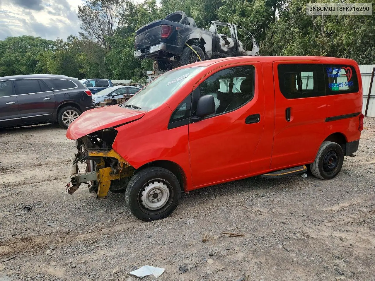 2015 Nissan Nv200 Taxi VIN 3N8CM0JT8FK716290 фото 1