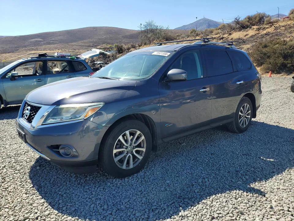 2014 Nissan Pathfinder Hybrid VIN 5N1CR2MM1EC657631 фото 1