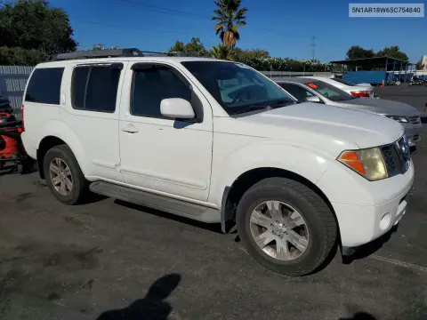 2005 Nissan Pathfinder Xe VIN 5N1AR18W65C754840 фото 4