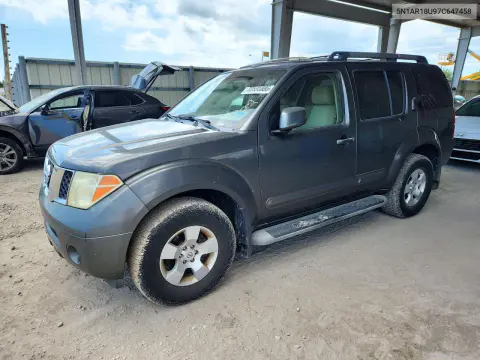 5N1AR18U97C647458 — 2007 Nissan Pathfinder, Механические повреждения, фото до ремонта