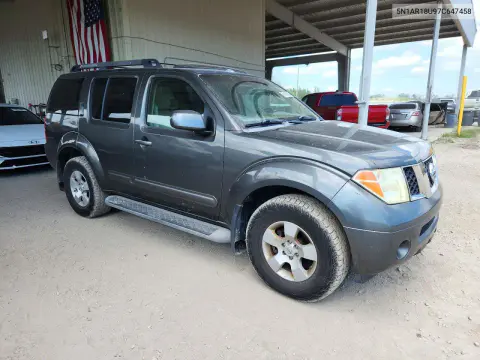 2007 Nissan Pathfinder S VIN 5N1AR18U97C647458 фото 4