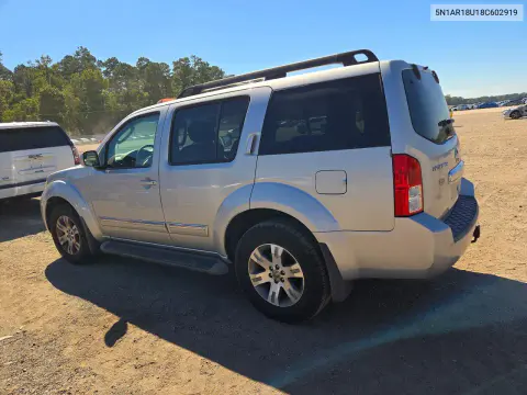 2008 Nissan Pathfinder S VIN 5N1AR18U18C602919 фото 2