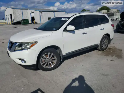 5N1AR2MN5DC624923 — 2013 Nissan Pathfinder, Механические повреждения, фото до ремонта